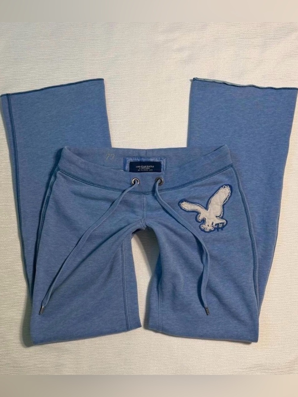 Vintage American Eagle Ultra Low Rise Flare Drawstring Sweatpants Women's XS